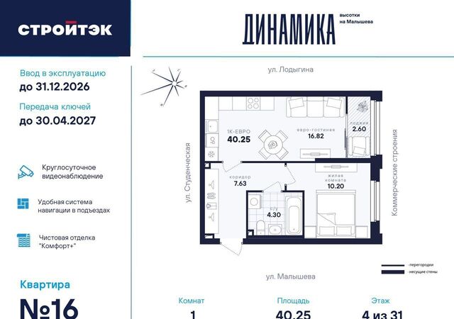 р-н Кировский ул Малышева 145 фото