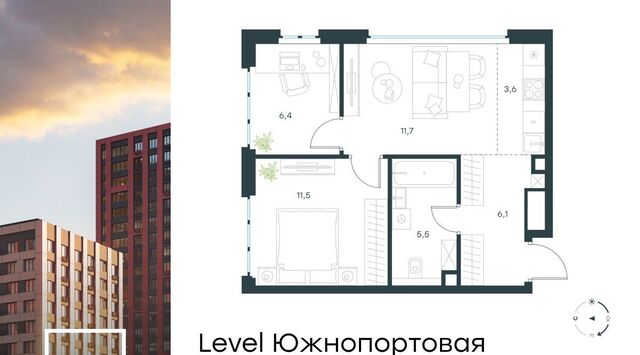 ЖК Левел Южнопортовая 13 муниципальный округ Печатники фото