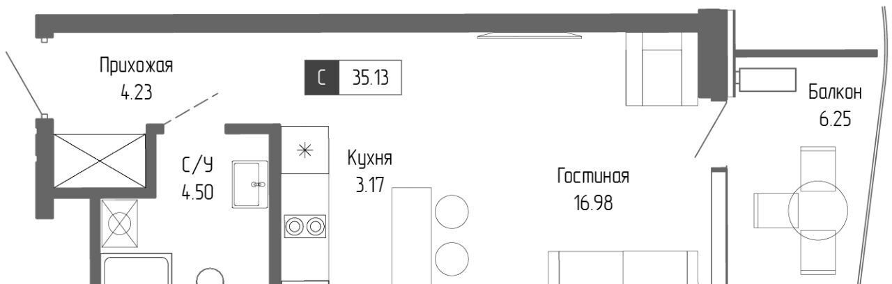 квартира г Алушта Профессорский Уголок Крымская Резиденция жилой комплекс фото 1