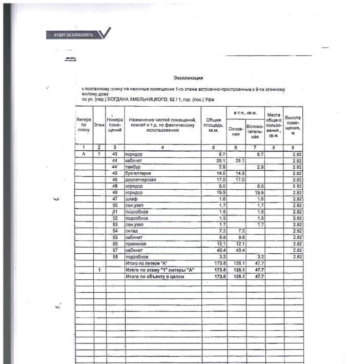 свободного назначения г Уфа р-н Калининский ул Богдана Хмельницкого 10 фото 7