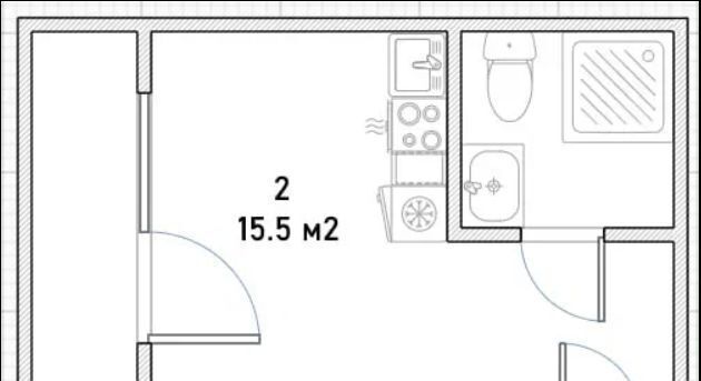 квартира г Москва метро Белорусская ул Скаковая 15к/2 фото 4