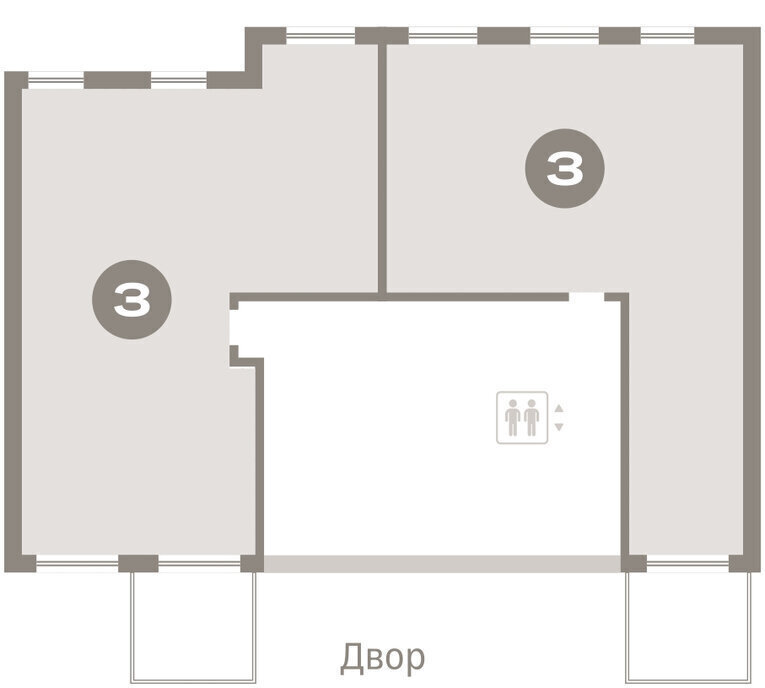 квартира г Тюмень ул Мысовская 26к/2 ЖК «Зарека» Центральный административный округ фото 3