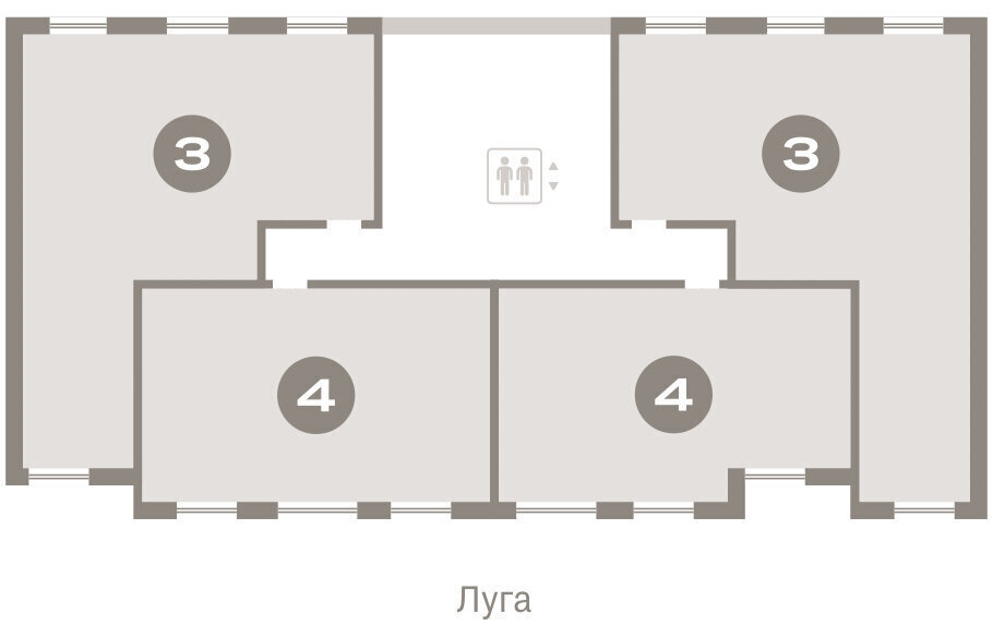 квартира г Тюмень ЖК «Октябрьский на Туре» фото 3