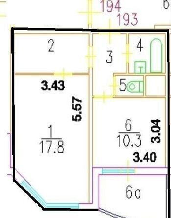 квартира г Москва метро Раменки пр-кт Мичуринский 27к/3 фото 15