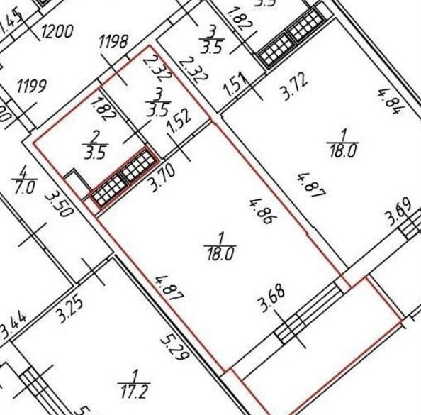 квартира г Санкт-Петербург метро Рыбацкое Усть-Славянка пр-кт Советский 34к/2 фото 37