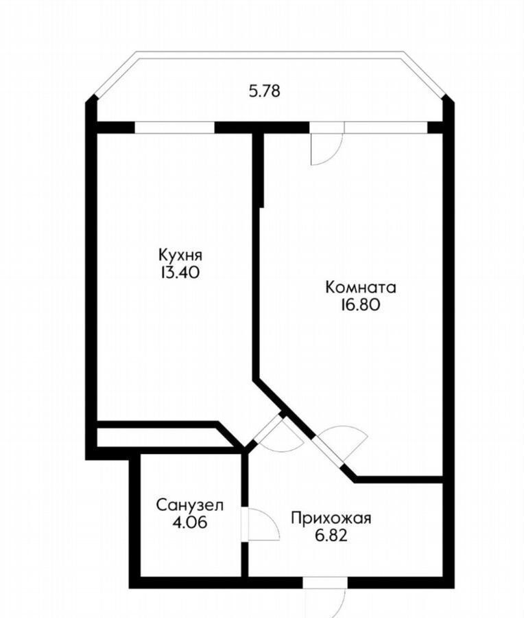 квартира г Краснодар р-н Прикубанский ул Командорская 15/1 фото 7