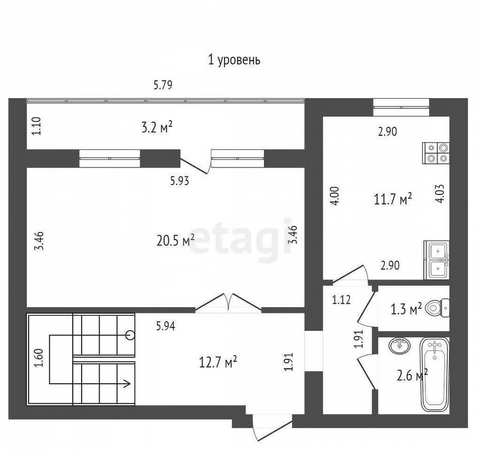 квартира г Стерлитамак Солнечный ул Коммунистическая 84 фото 18