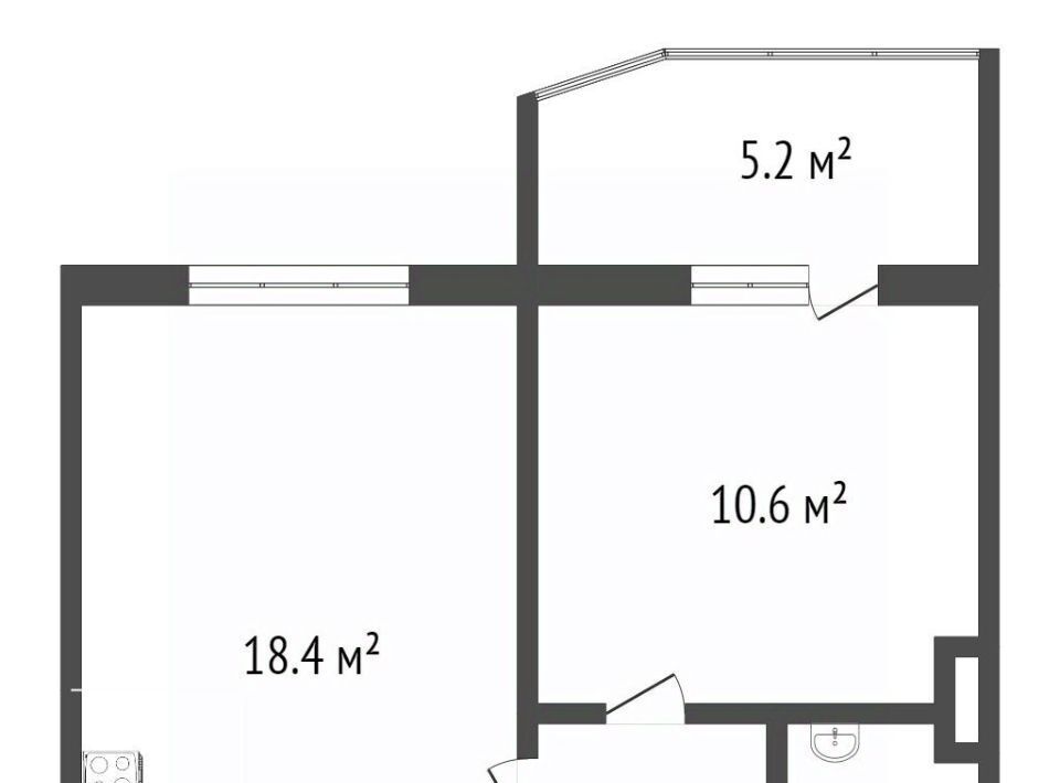 квартира г Сургут ул Александра Усольцева 12 42-й фото 2