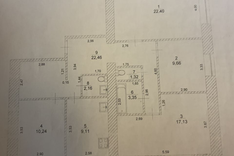 квартира г Ульяновск Карла Либкнехта, 27 / Александра Матросова, 7, городской округ Ульяновск фото 8