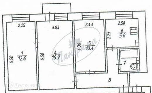 квартира г Калуга ул Никитина 95 Калуга городской округ фото 7