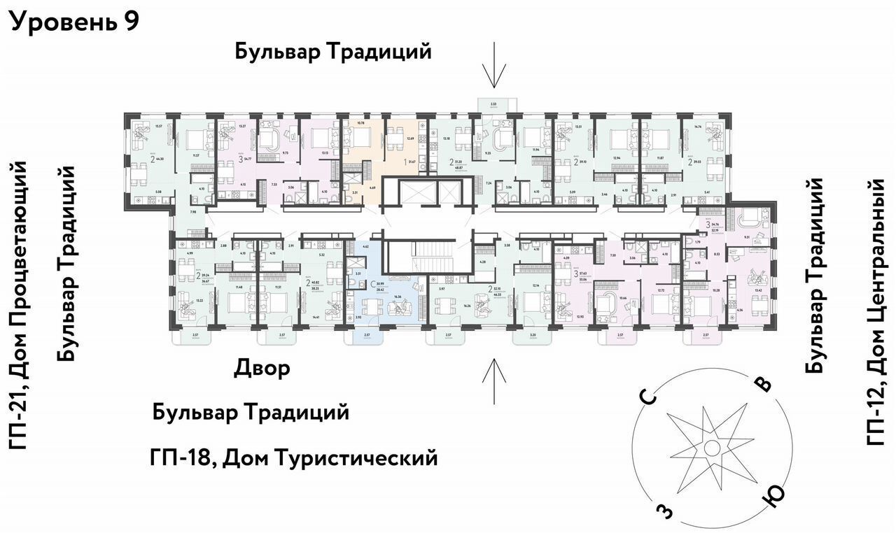 квартира г Тюмень р-н Калининский ул Андрея Кореневского 3 корп. 1 фото 17