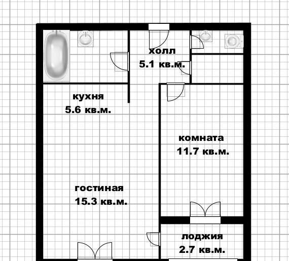 квартира г Уфа р-н Октябрьский ул Энтузиастов 7 ЖК Tau House фото 1