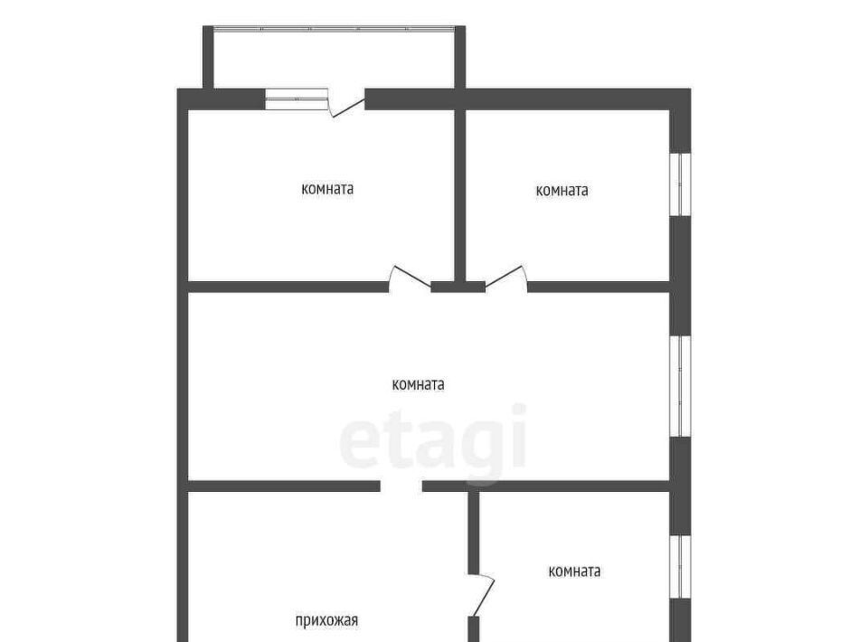 квартира г Балабаново Балабаново-1 ул Энергетиков 7 фото 2