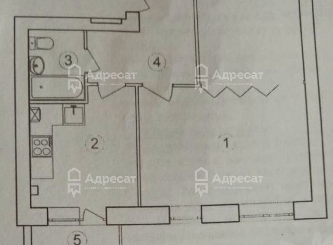 квартира г Волгоград р-н Советский ул им. Солнечникова 3 фото 9