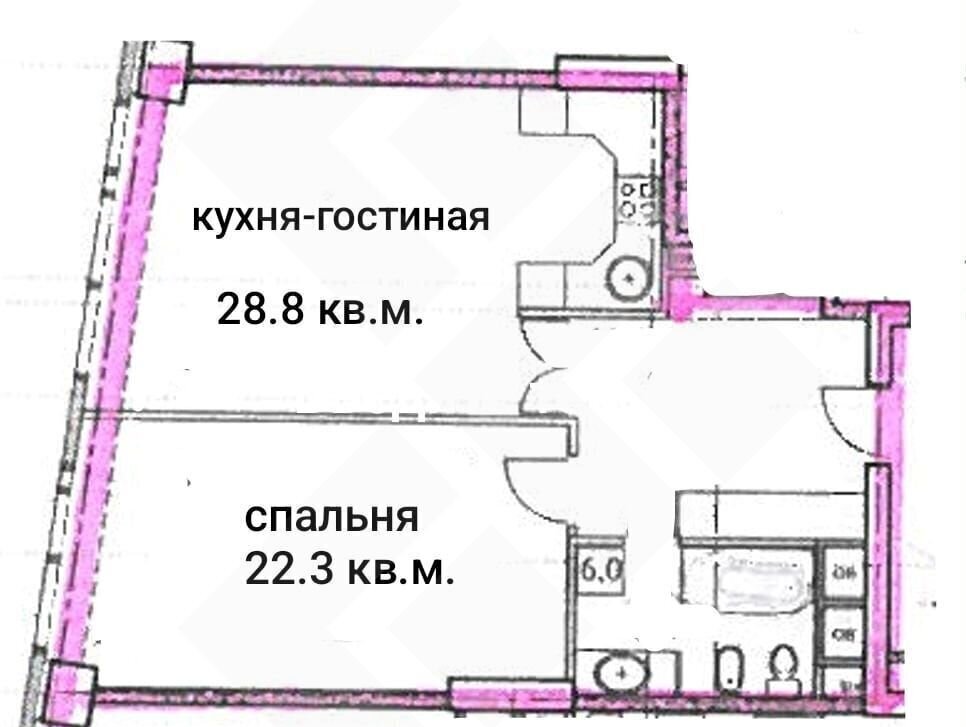 квартира г Москва метро Шаболовская ул Мытная 40к/3 фото 5