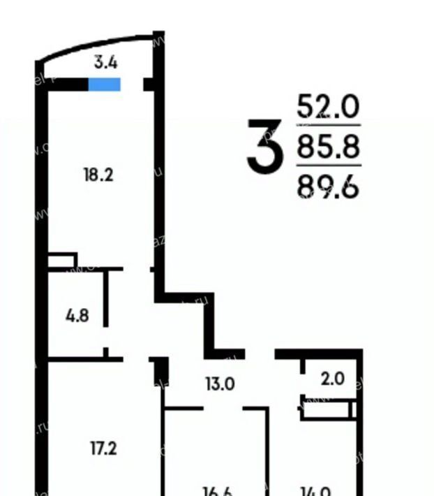 квартира г Воронеж р-н Коминтерновский ул Историка Костомарова 46/2 фото 1