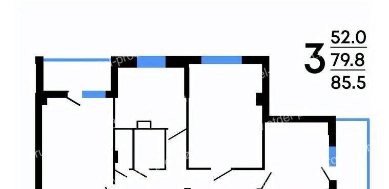 квартира г Воронеж р-н Коминтерновский ул Историка Костомарова 46/3 фото 1