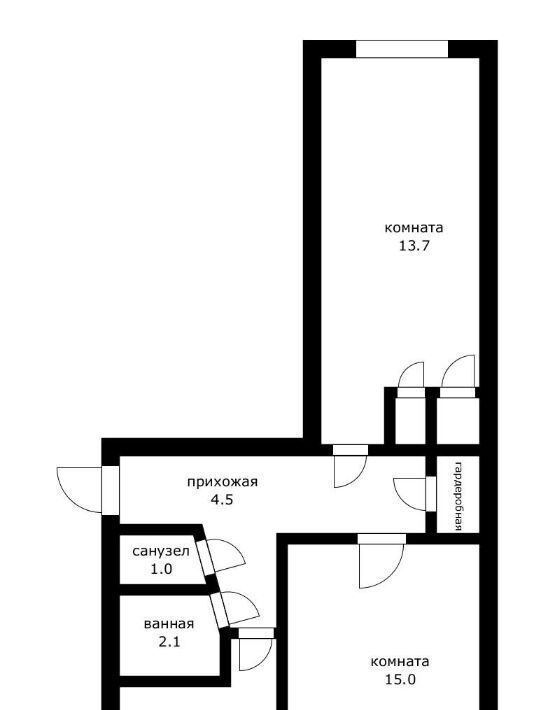 квартира г Краснодар р-н Прикубанский Фестивальный ул им. Тургенева 223 фото 12