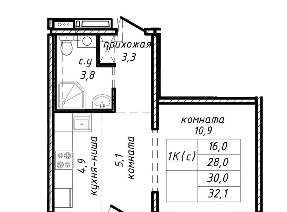 квартира г Новосибирск р-н Ленинский ул Связистов 162/1 Площадь Маркса фото 3