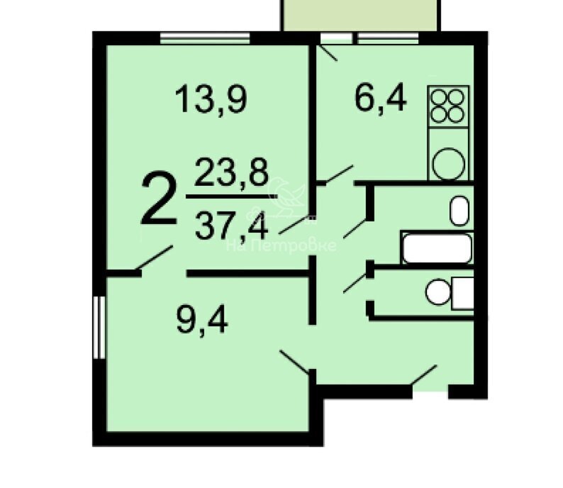 квартира г Москва метро Селигерская б-р Бескудниковский 57к/2 фото 24