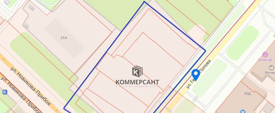 земля г Нижний Новгород Двигатель Революции ул Новикова-Прибоя 23 фото 5