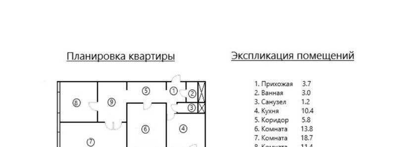 квартира г Москва метро Сходненская ул Молодёжная 64 Московская область, Химки фото 12