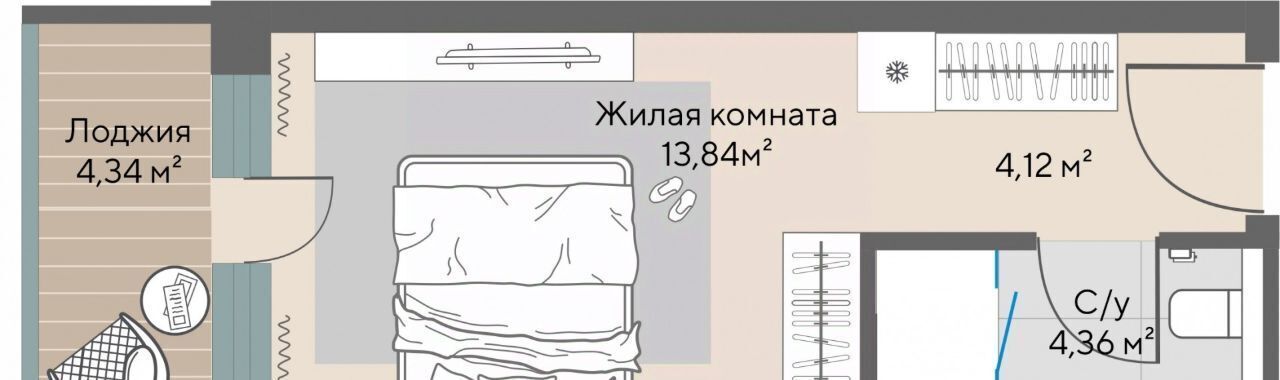 квартира р-н Таштагольский пгт Шерегеш Шерегешское городское поселение, Шермонт жилой комплекс фото 1