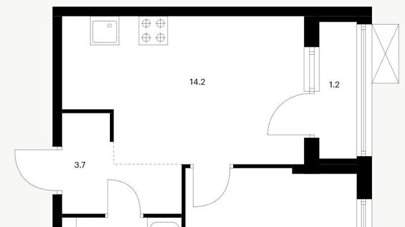 квартира г Ярославль р-н Фрунзенский ул Академика Колмогорова 26 фото 11