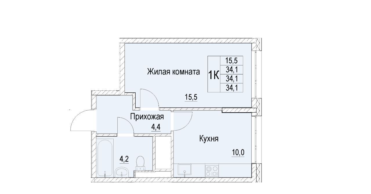 квартира г Мытищи ул Медицинская 11 Медведково фото 1