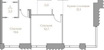 квартира г Москва метро Площадь Гагарина ЖК Коллекция Лужники фото 1