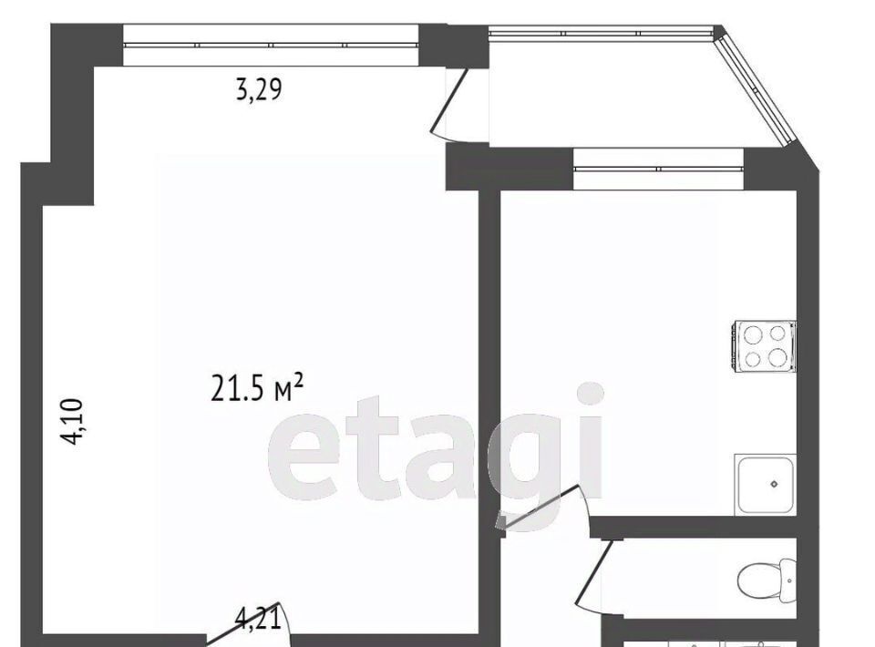 квартира г Сургут ул Мелик-Карамова 70 23-й фото 2