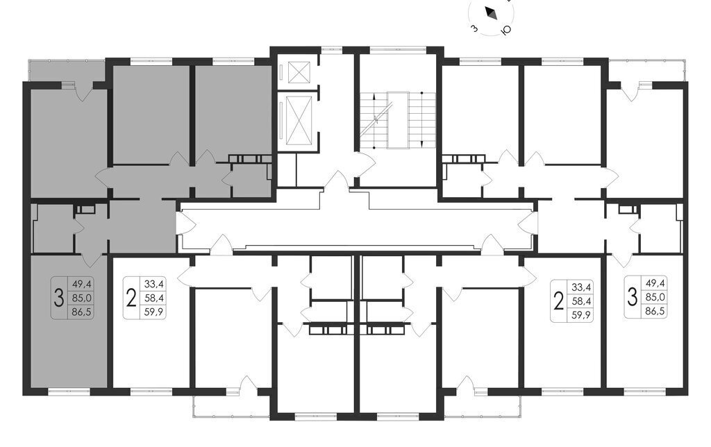 квартира г Воронеж ул Шишкова 140б/21 фото 15