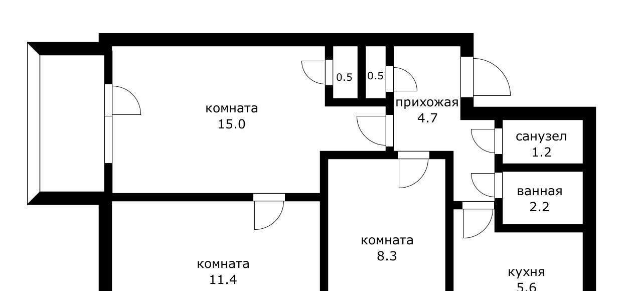 квартира г Краснодар р-н Карасунский микрорайон Хлопчато-бумажный Комбинат ул Волжская 73 фото 5