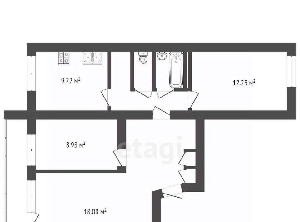 комната г Москва метро Текстильщики ул Грайвороновская 17 фото 2