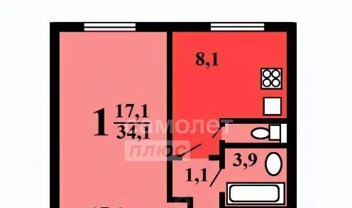 квартира г Москва Зюзино ул Болотниковская 42к/1 фото 2