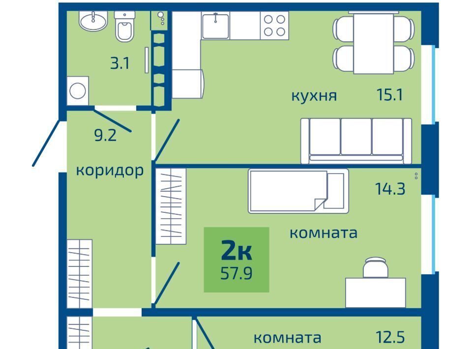 квартира г Пермь р-н Мотовилихинский ул Старшего лейтенанта Гачегова фото 1