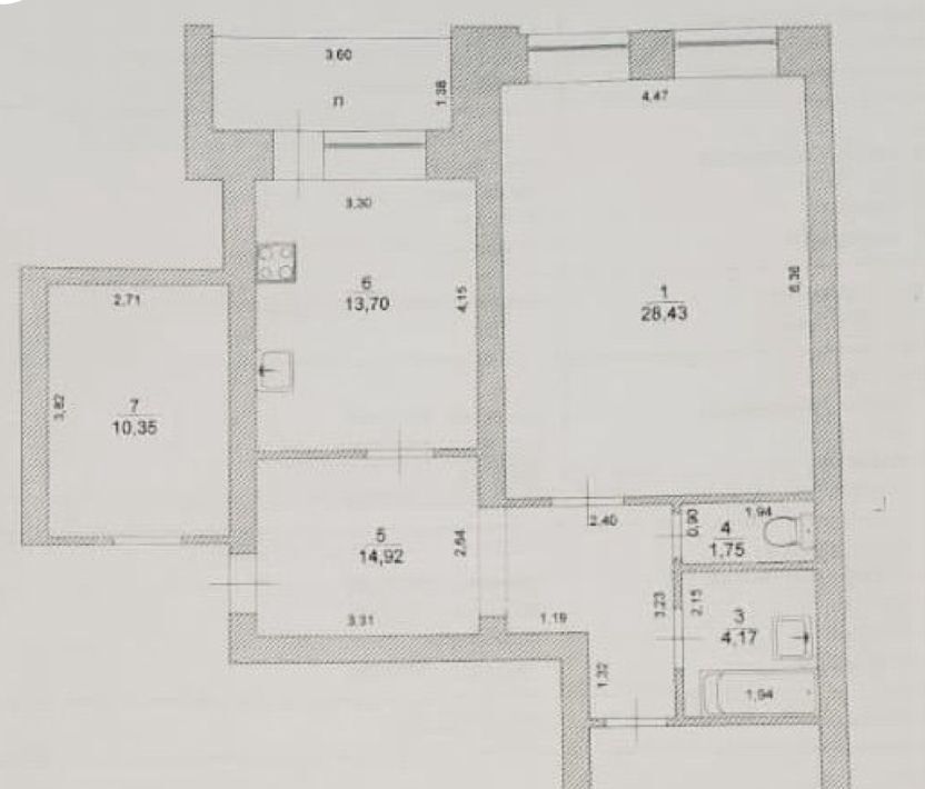 квартира г Ульяновск р-н Заволжский б-р Киевский 18 фото 16