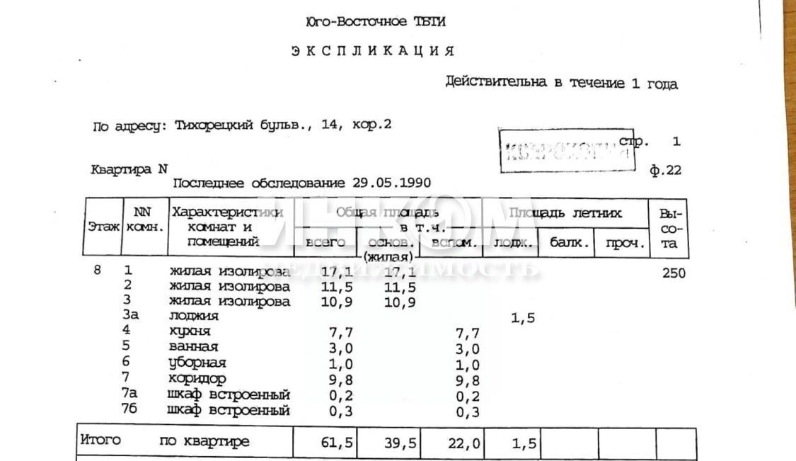 квартира г Москва метро Люблино б-р Тихорецкий 14к/2 фото 30