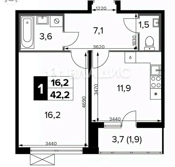 квартира г Москва ш Ленинградское 228к/5 Молжаниново фото 1