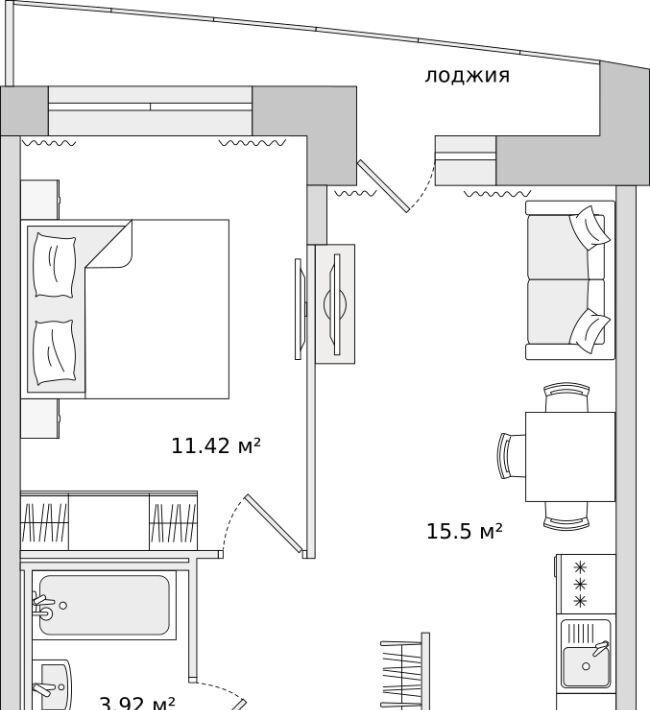 квартира р-н Всеволожский п Бугры ул Тихая 5к/1 Девяткино фото 1