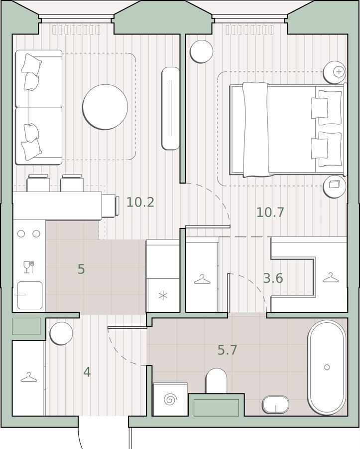 квартира г Москва метро Аминьевская ш Очаковское 5/1 этап, 1 фото 1