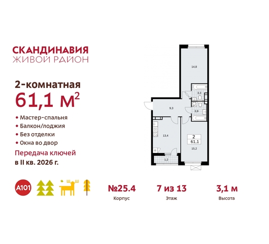 б-р Скандинавский 25/4 жилой район «Скандинавия» Сосенское, Бутово фото