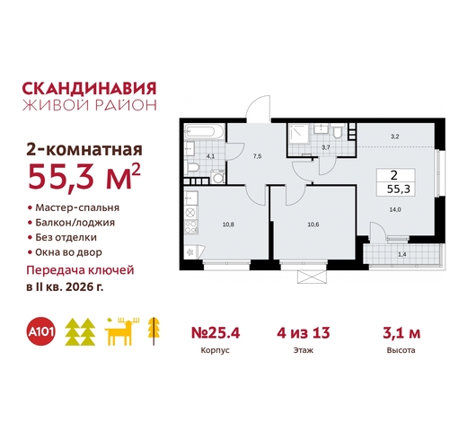 б-р Скандинавский 25/4 жилой район «Скандинавия» Сосенское, Бутово фото