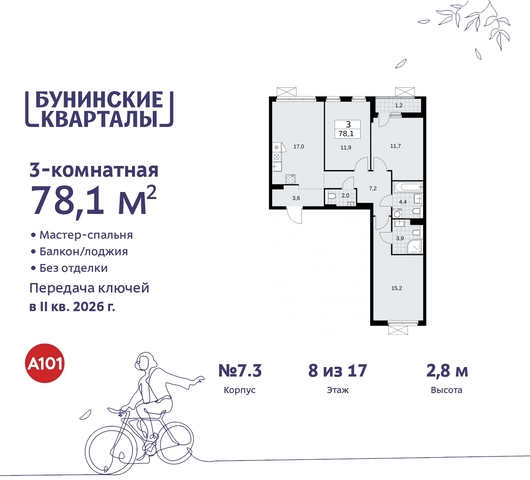 п Сосенское пр-кт Куприна 2 ЖК Бунинские Кварталы Сосенское, Ольховая, Бунинская аллея фото