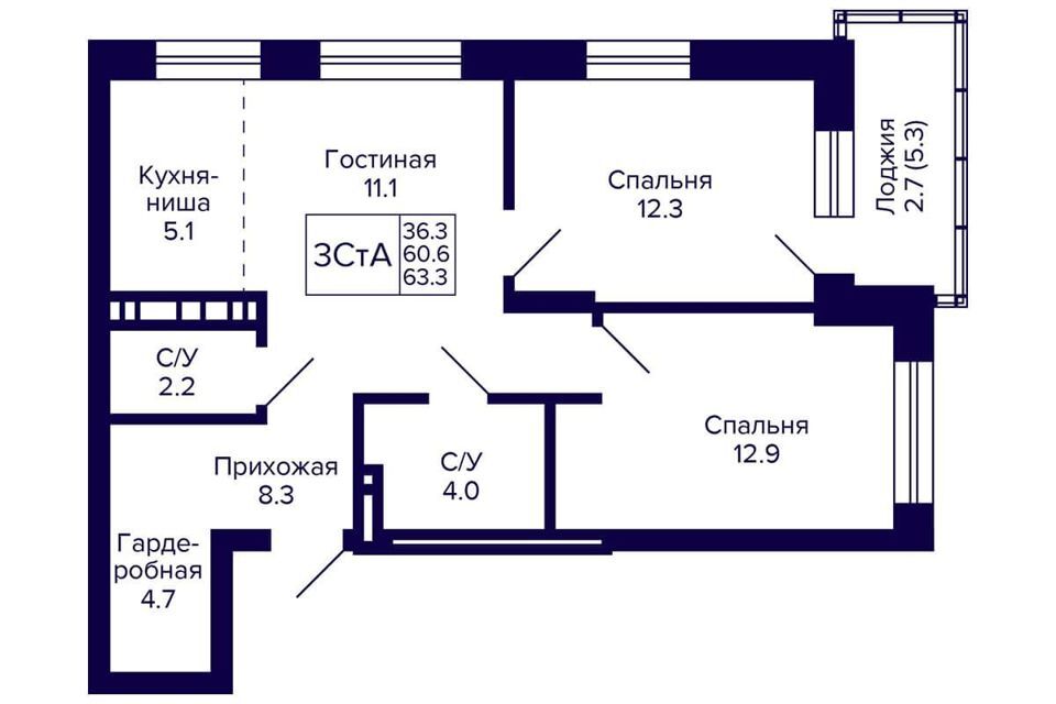 квартира г Новосибирск пер 18-й Бронный Новосибирск городской округ фото 1