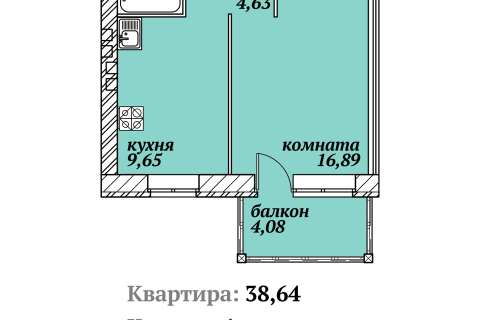 квартира р-н Ярославский д Липовицы Зелёный квартал, 15 стр фото 1