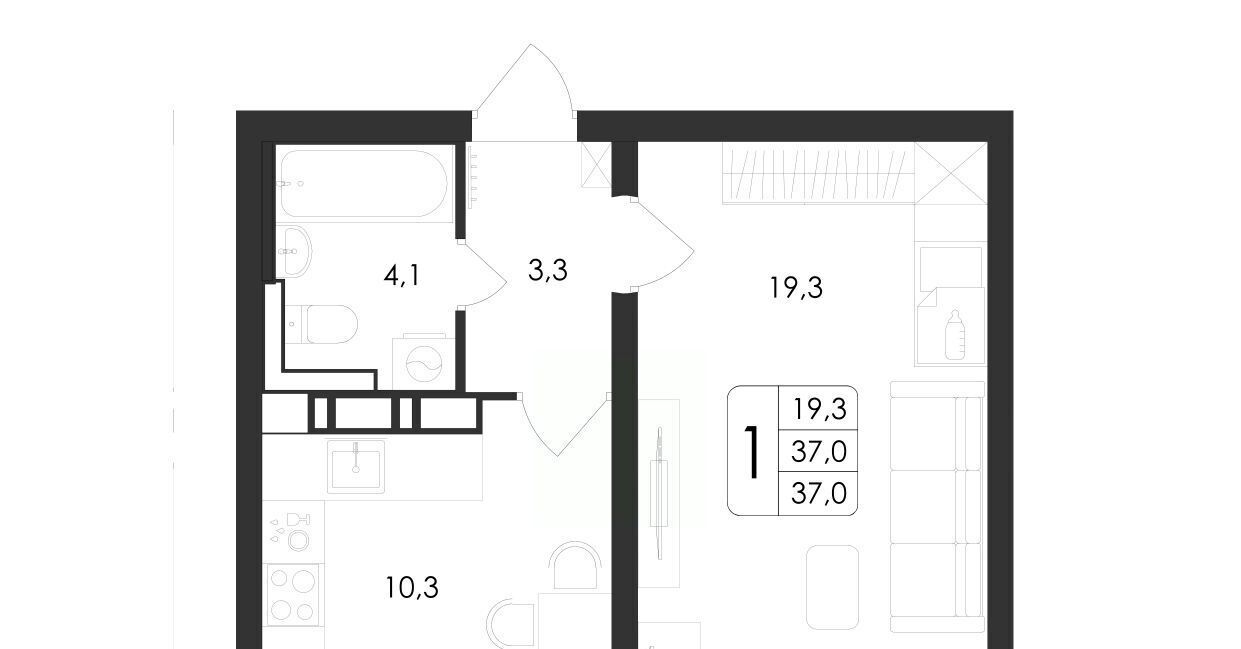 квартира г Воронеж р-н Центральный ул Шишкова 140б/21 фото 1