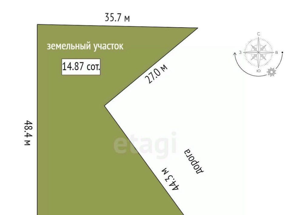 земля р-н Красносельский д Волчково Боровиковское с/пос фото 2