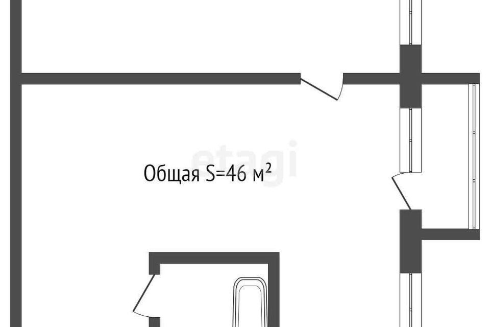 квартира г Юрга ул Исайченко 3 Кемеровская область — Кузбасс, Юргинский городской округ фото 8