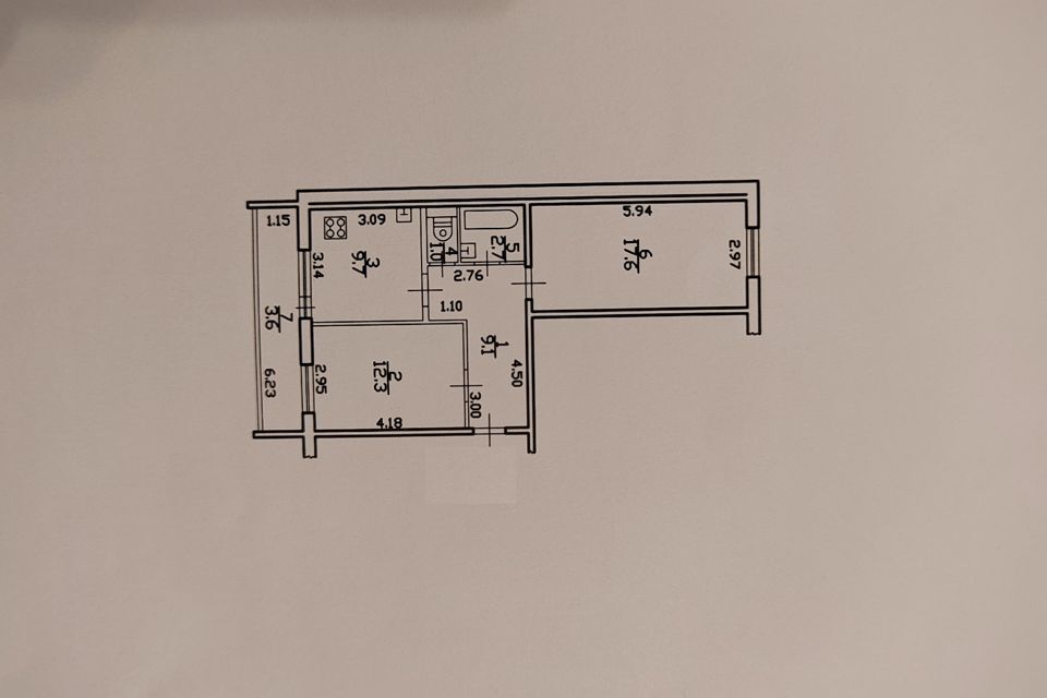 квартира г Череповец пр-кт Октябрьский 83 Череповецкий муниципальный район фото 7